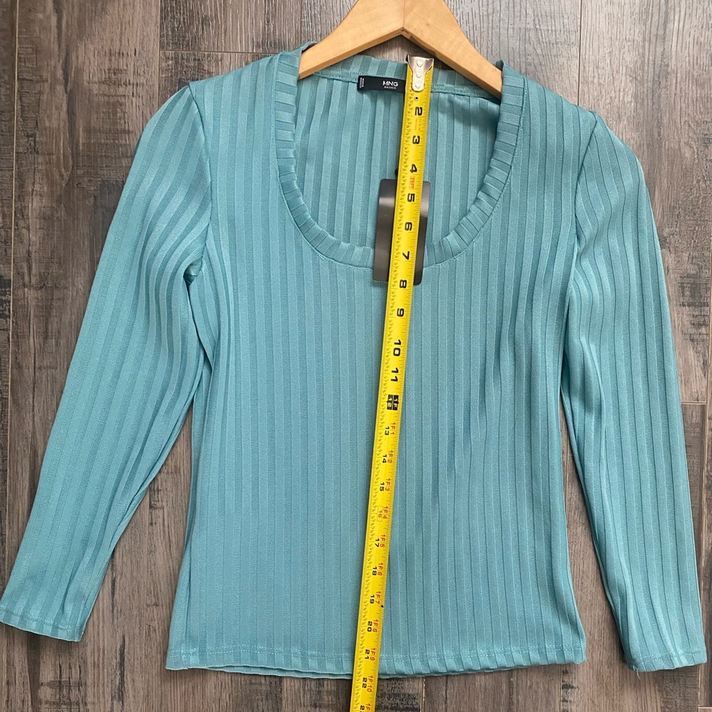 Mango Basics Rib Knit Top - Picture 2 of 4